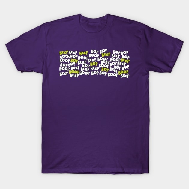 Robot Says: Beep Bop Boop Beep T-Shirt by ghennah